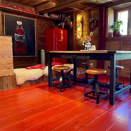 Chalet à Megève-Vauvray - Appartements tout confort, vue Mont Blanc Demi-Quartier Esterno foto