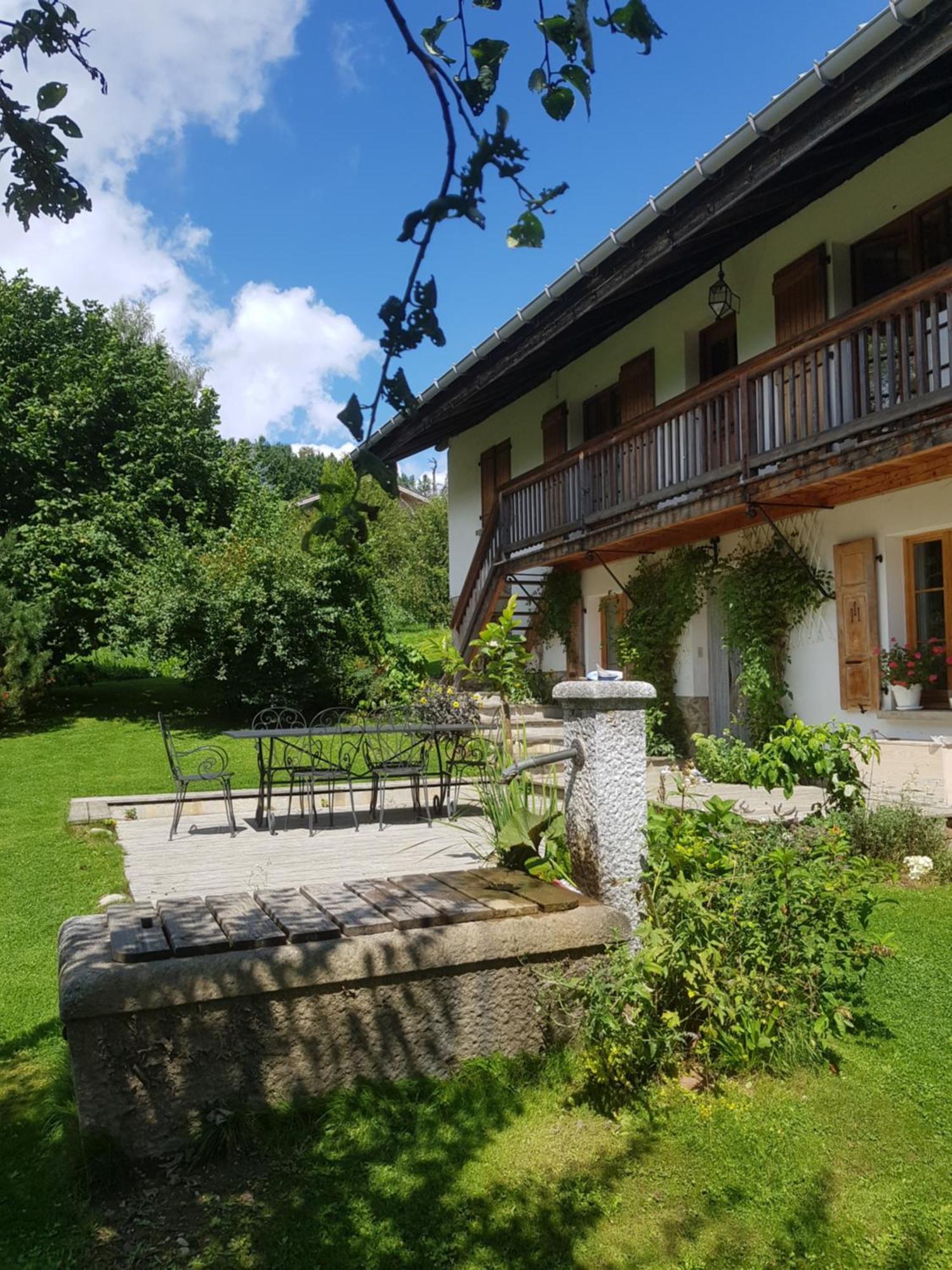 Chalet à Megève-Vauvray - Appartements tout confort, vue Mont Blanc Demi-Quartier Esterno foto
