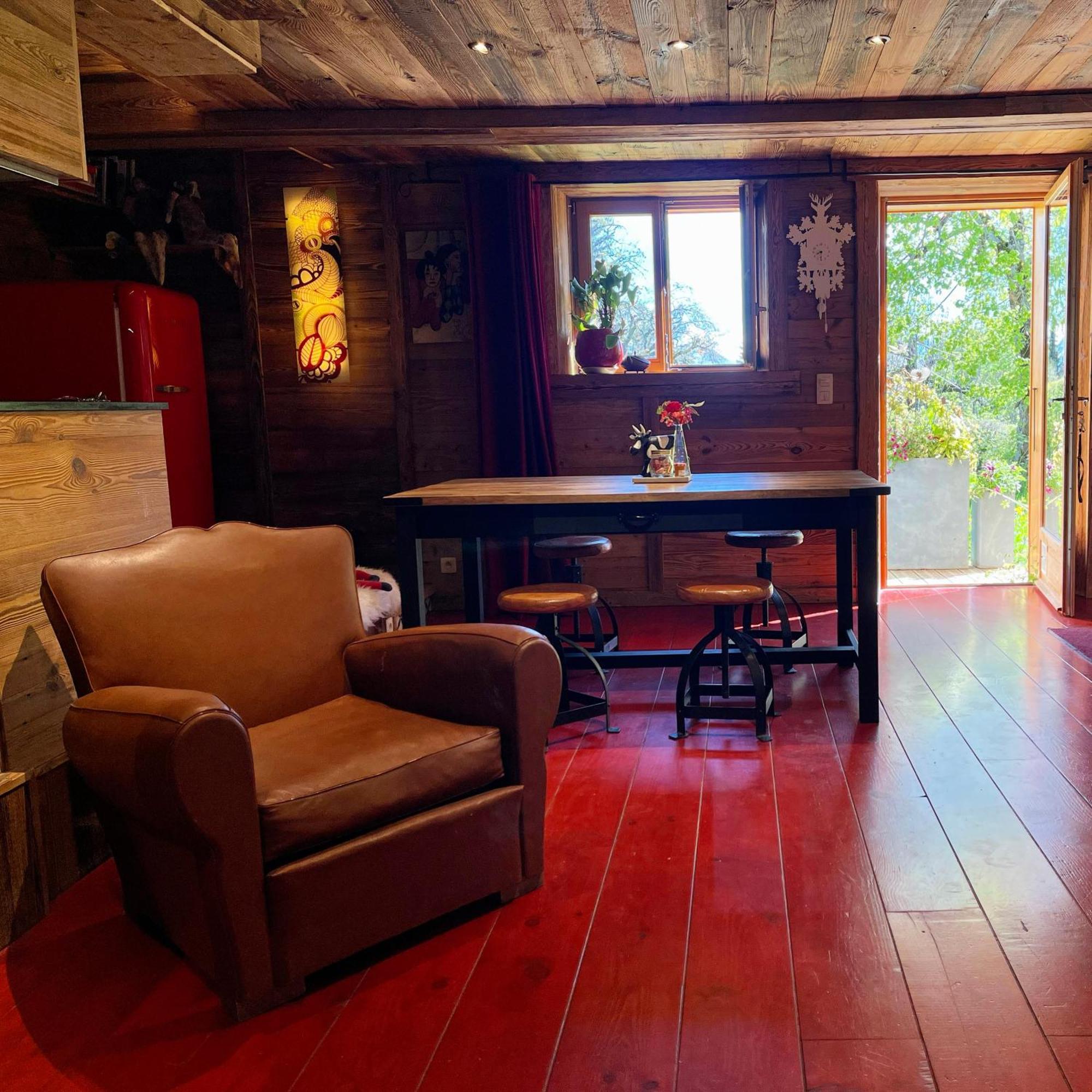 Chalet à Megève-Vauvray - Appartements tout confort, vue Mont Blanc Demi-Quartier Esterno foto